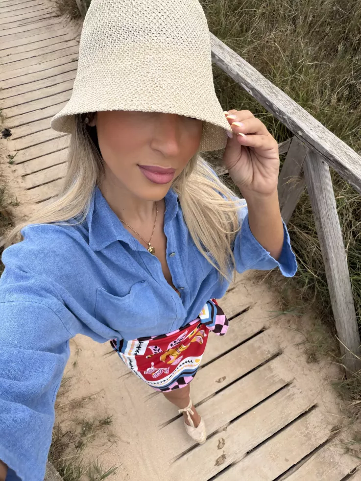 Camisa Namibia azul