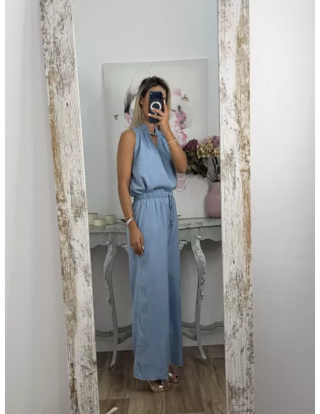 Pantalón Antonella denim claro