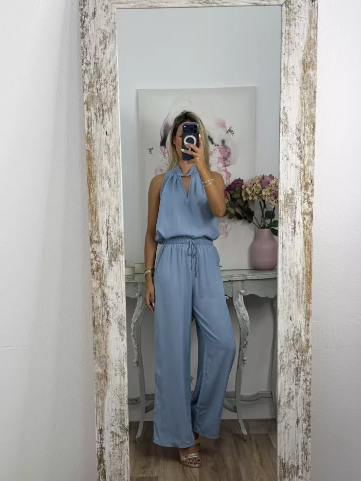 Pantalón Antonella denim claro