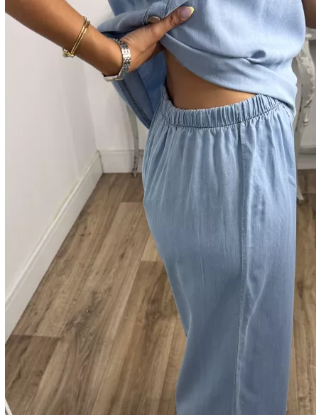 Pantalón Antonella denim claro