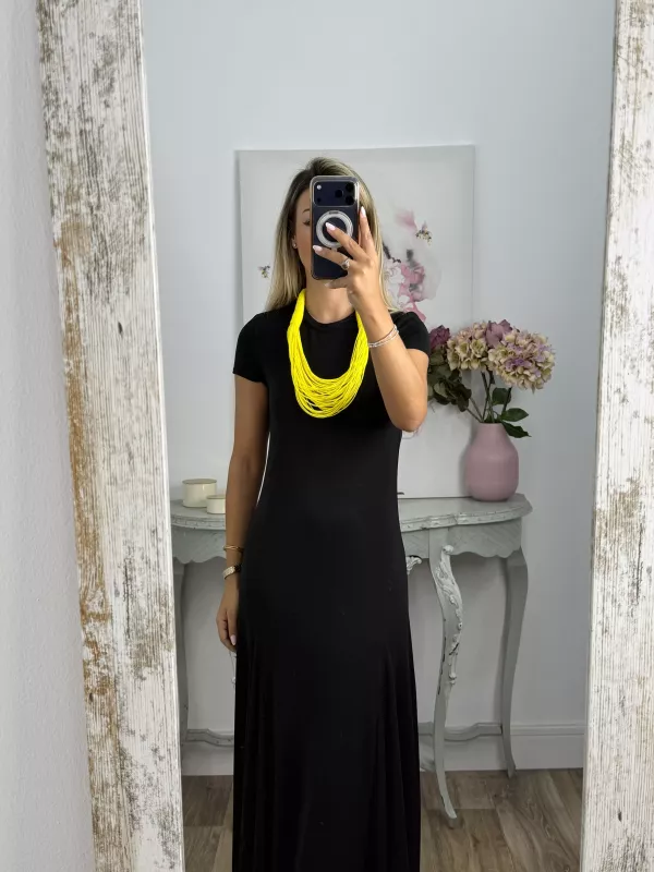 Colgantes cuerdas amarillo
