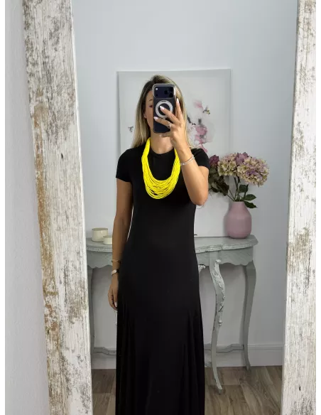 Colgantes cuerdas amarillo