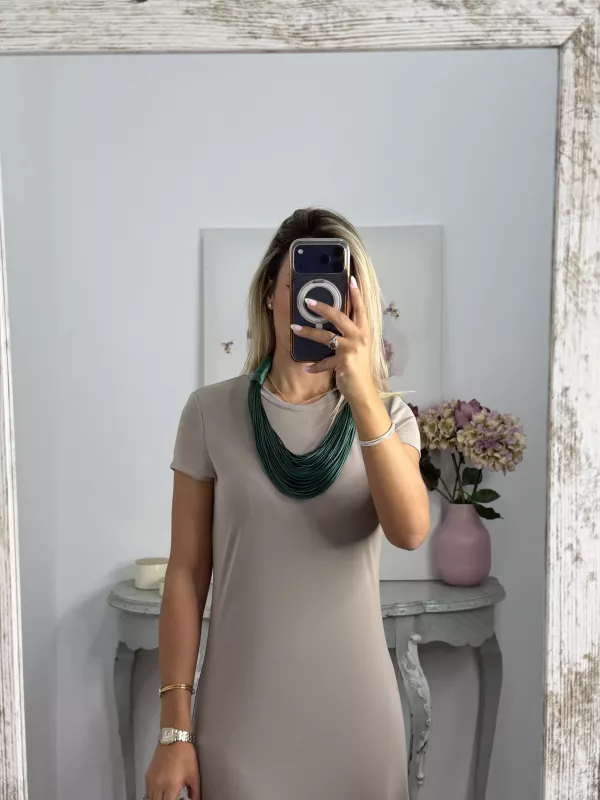 Colgantes cuerdas verde