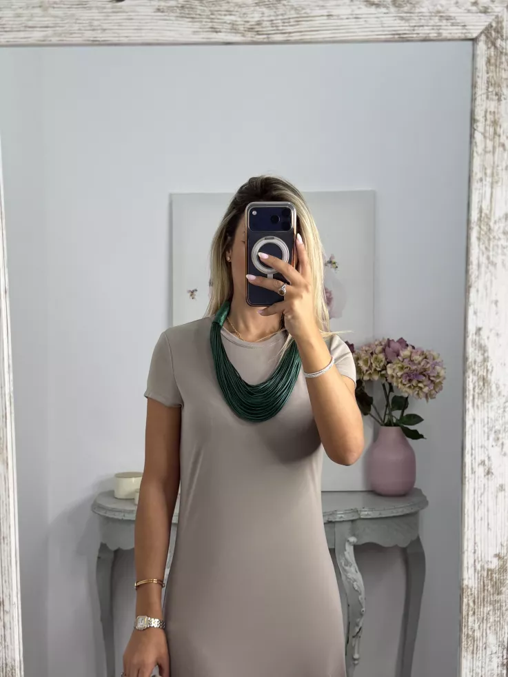 Colgantes cuerdas verde