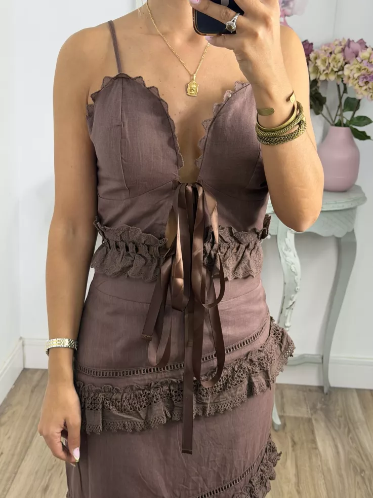 Conjunto Mauro chocolate