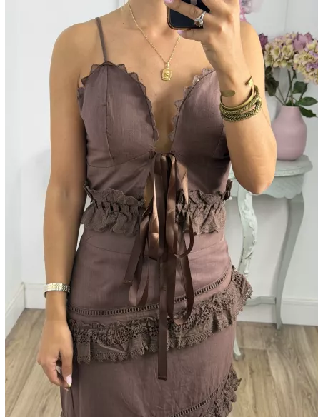 Conjunto Mauro chocolate