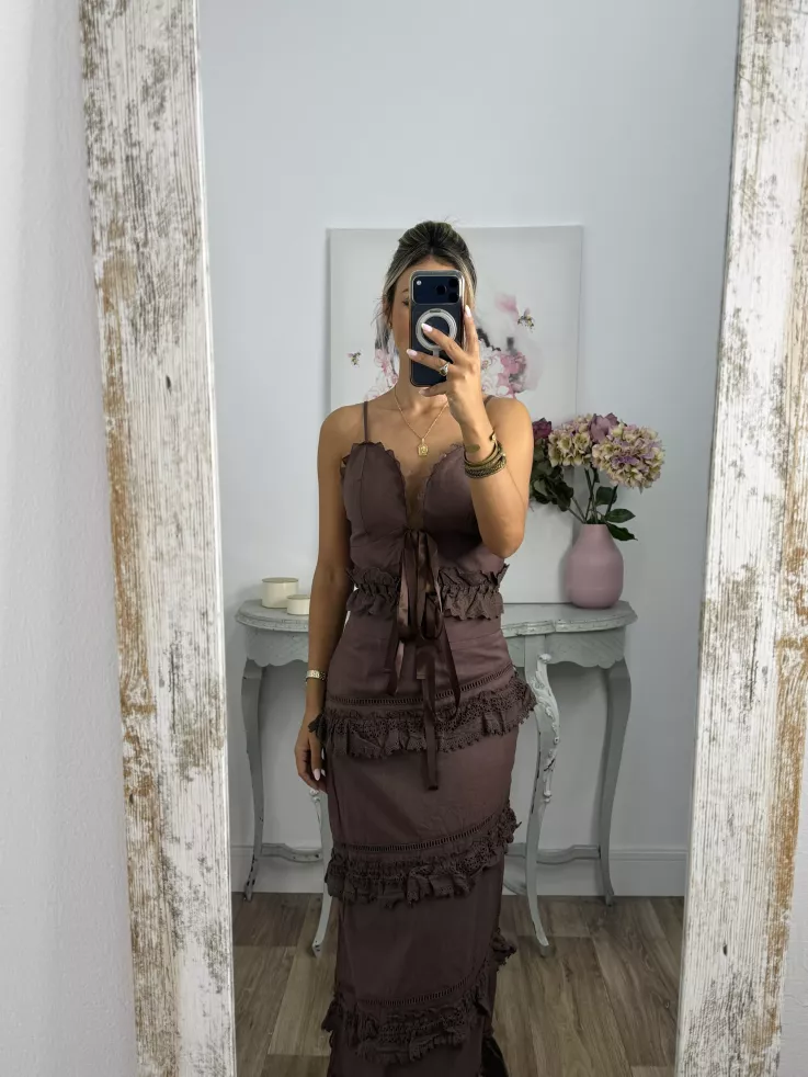 Conjunto Mauro chocolate