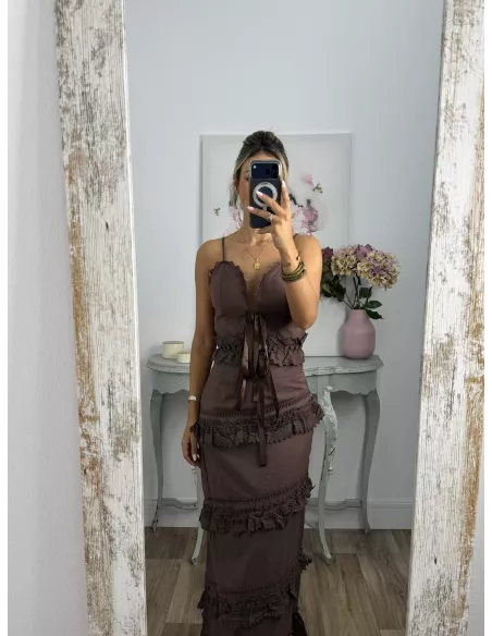 Conjunto Mauro chocolate