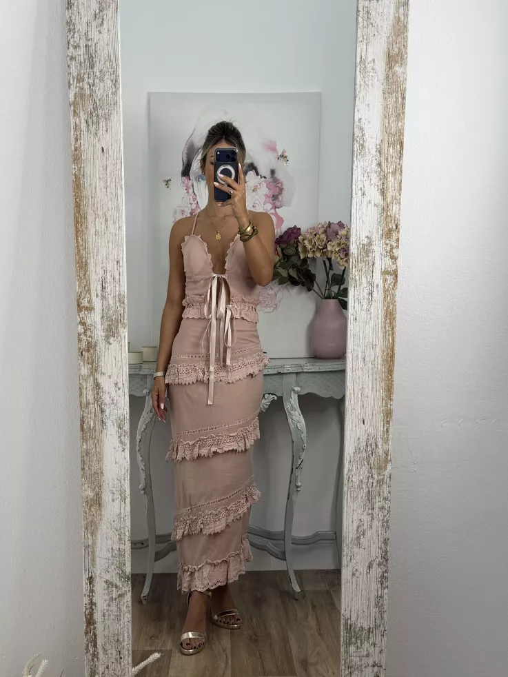 Conjunto Mauro rosa