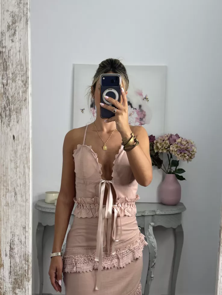 Conjunto Mauro rosa