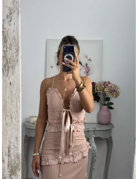 Conjunto Mauro rosa