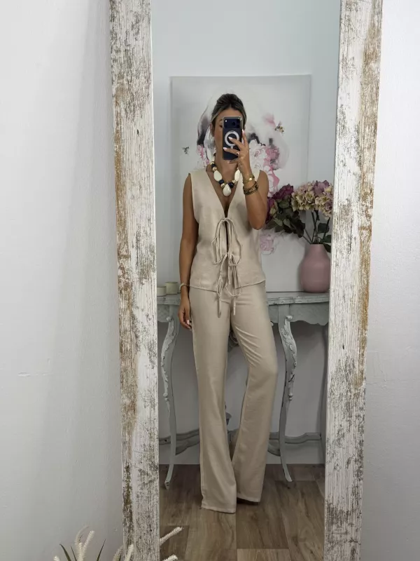 Conjunto Alameda beige