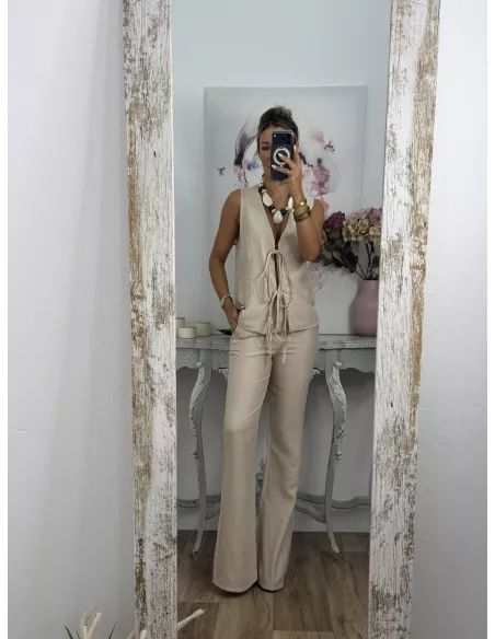 Conjunto Alameda beige
