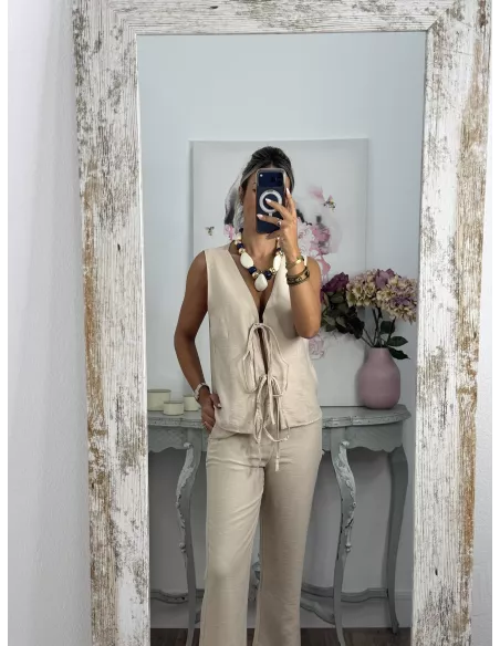Conjunto Alameda beige
