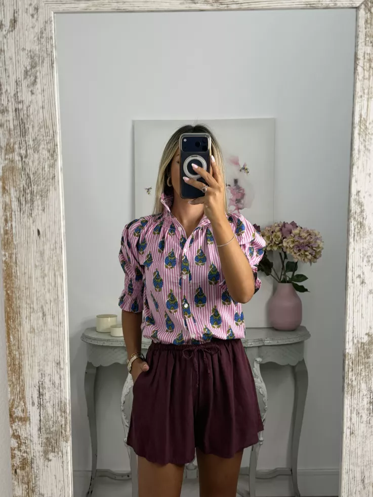 Short fluido berenjena