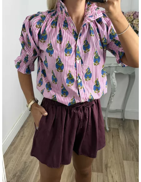 Short fluido berenjena