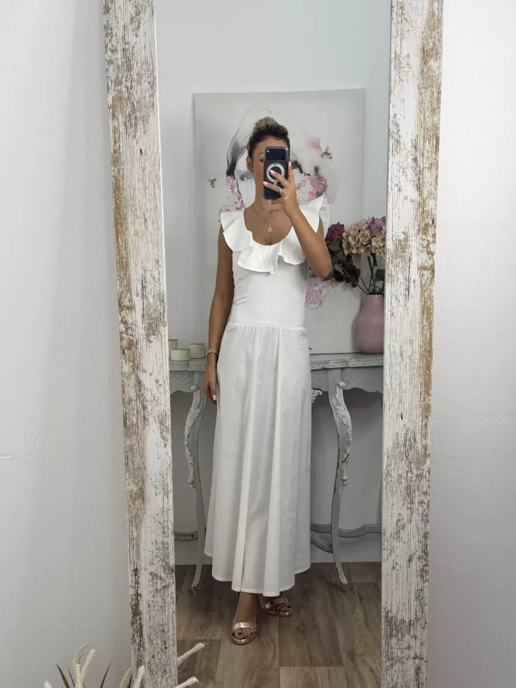 Vestido Coímbra blanco