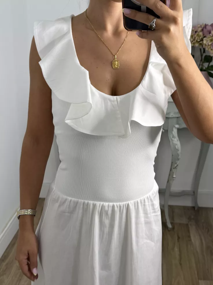 Vestido Coímbra blanco