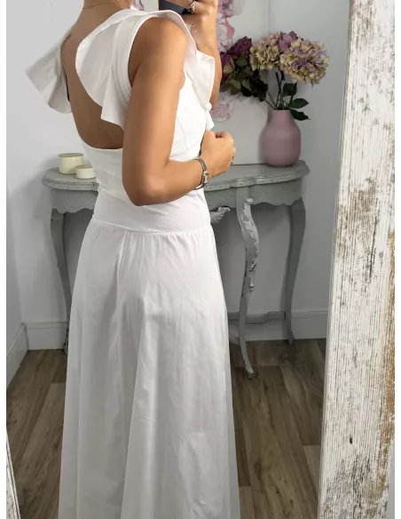 Vestido Coímbra blanco