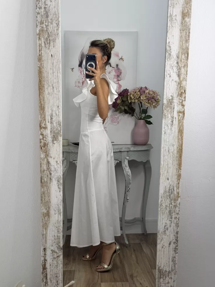 Vestido Coímbra blanco
