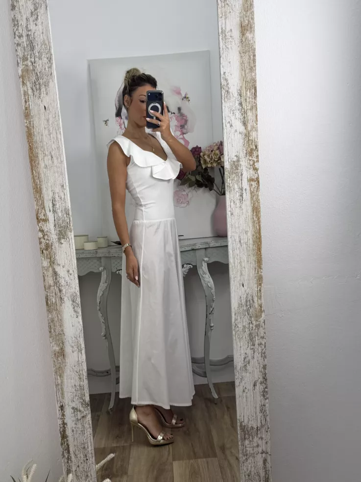 Vestido Coímbra blanco