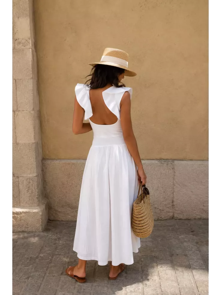 Vestido Coímbra blanco