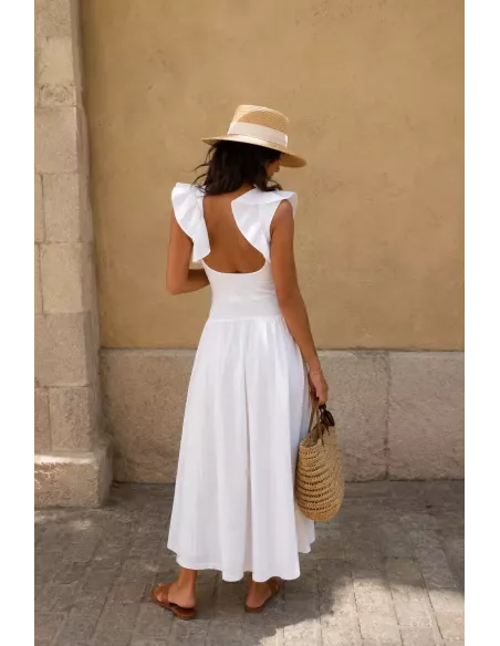 Vestido Coímbra blanco