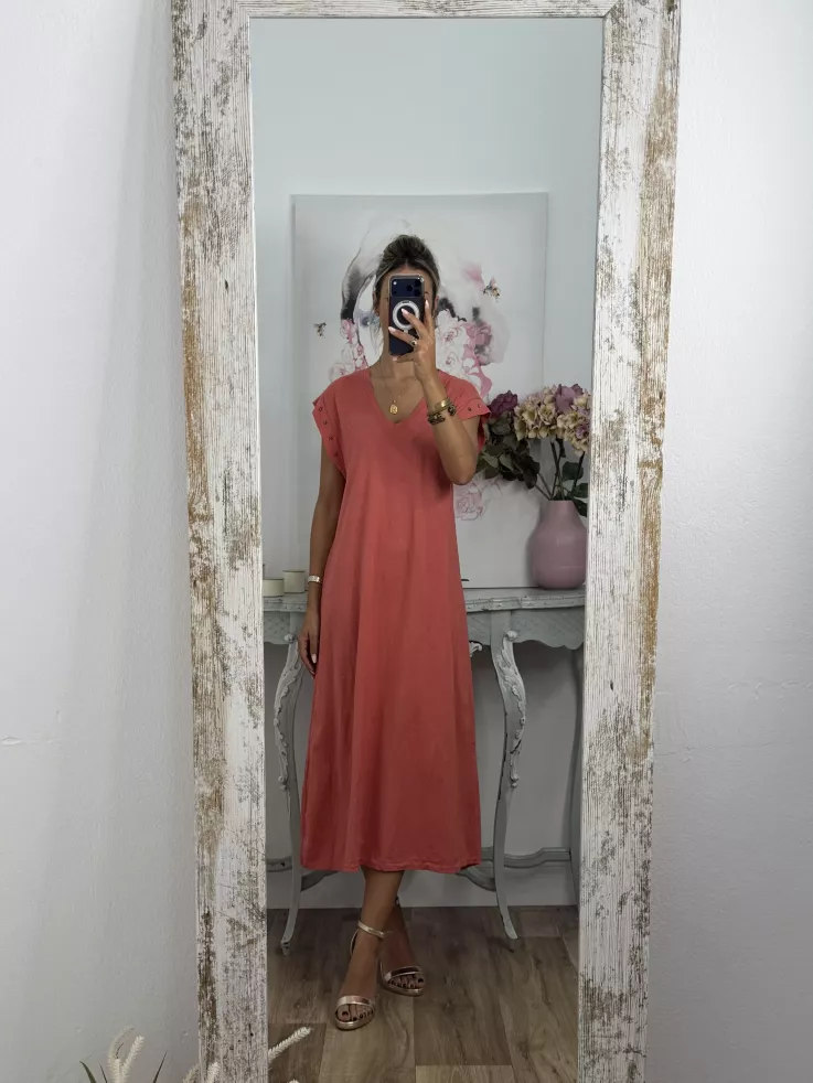 Vestido Daniela estrella coral