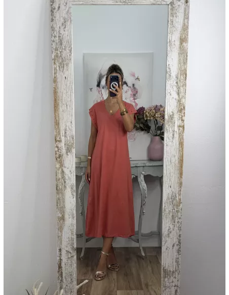 Vestido Daniela estrella coral