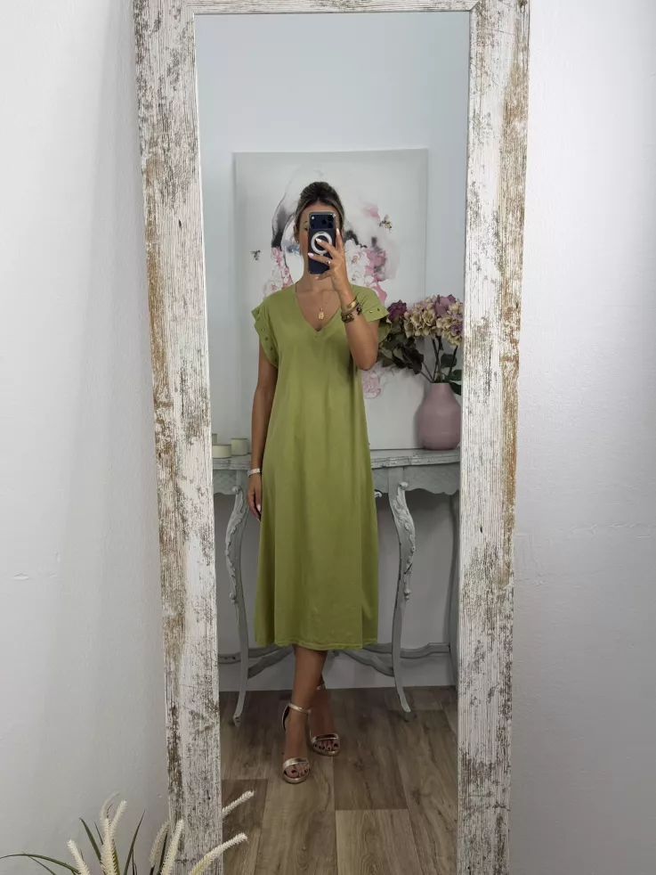 Vestido Daniela estrella verde