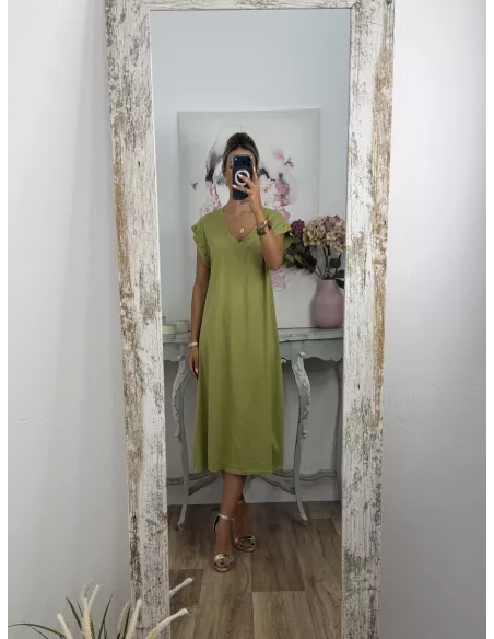 Vestido Daniela estrella verde