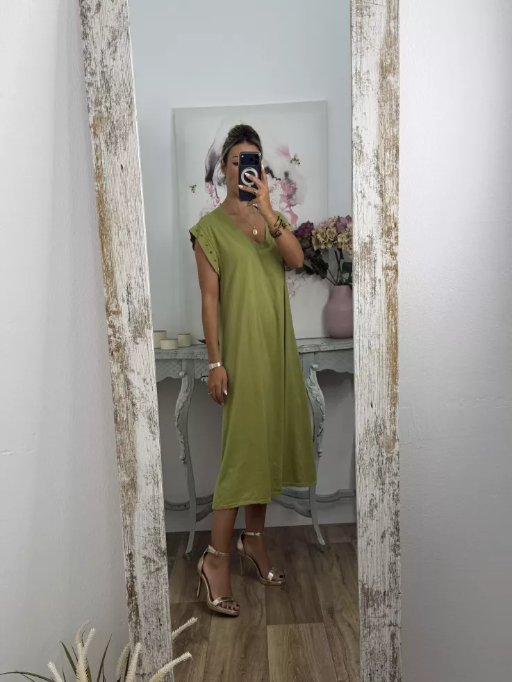 Vestido Daniela estrella verde