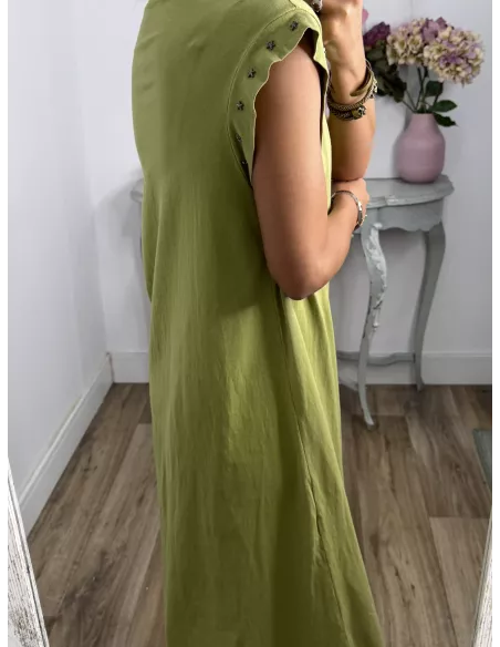 Vestido Daniela estrella verde