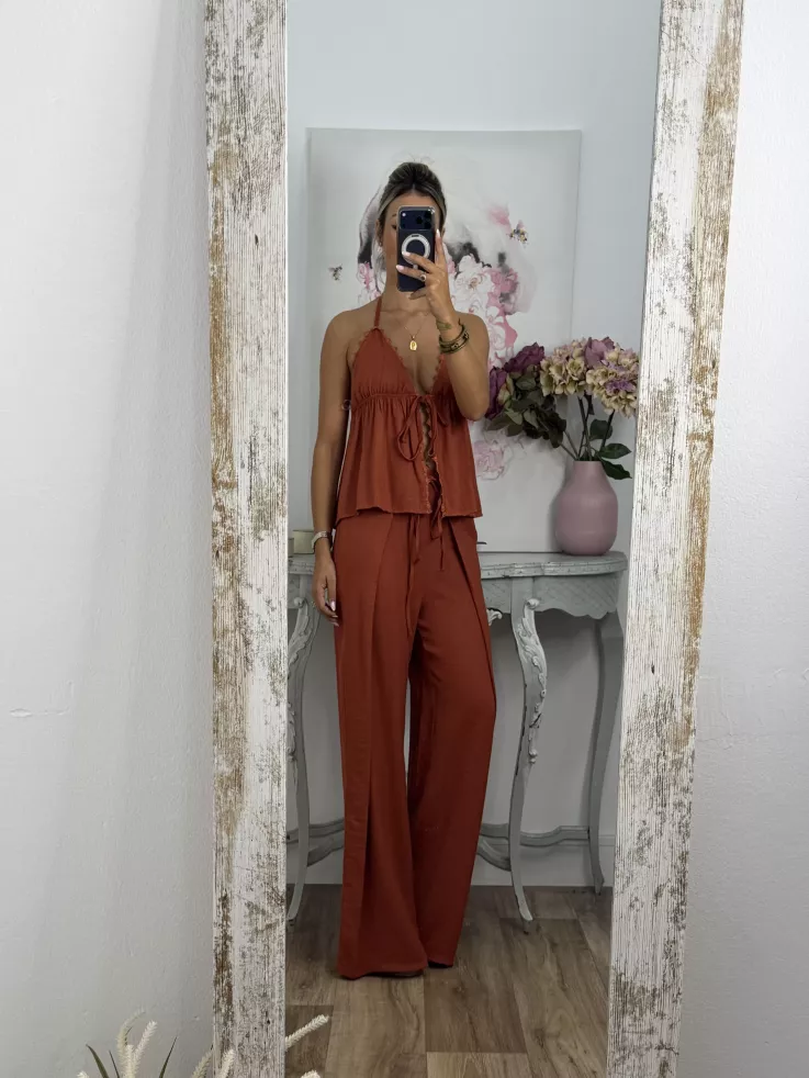 Conjunto Erika teja