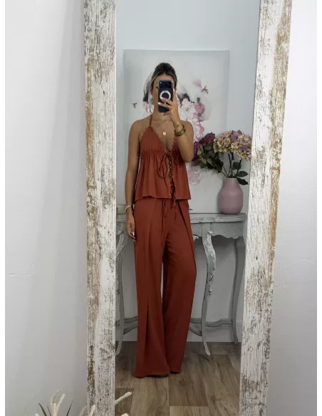 Conjunto Erika teja