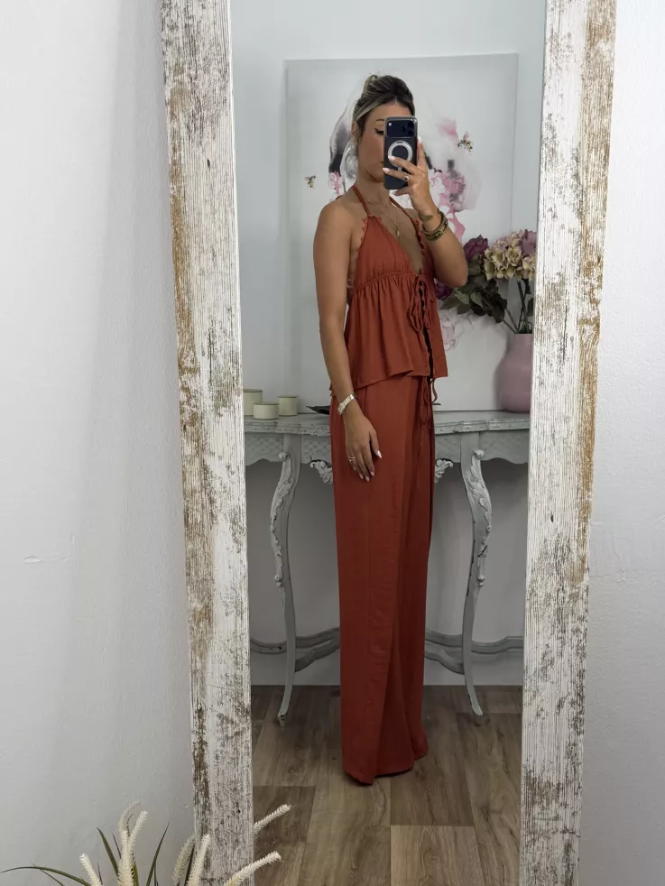 Conjunto Erika teja