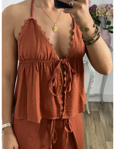 Conjunto Erika teja