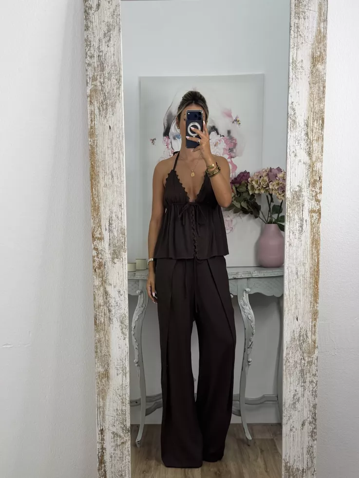 Conjunto Erika choco