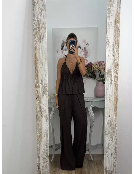 Conjunto Erika choco