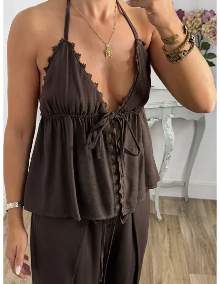 Conjunto Erika choco