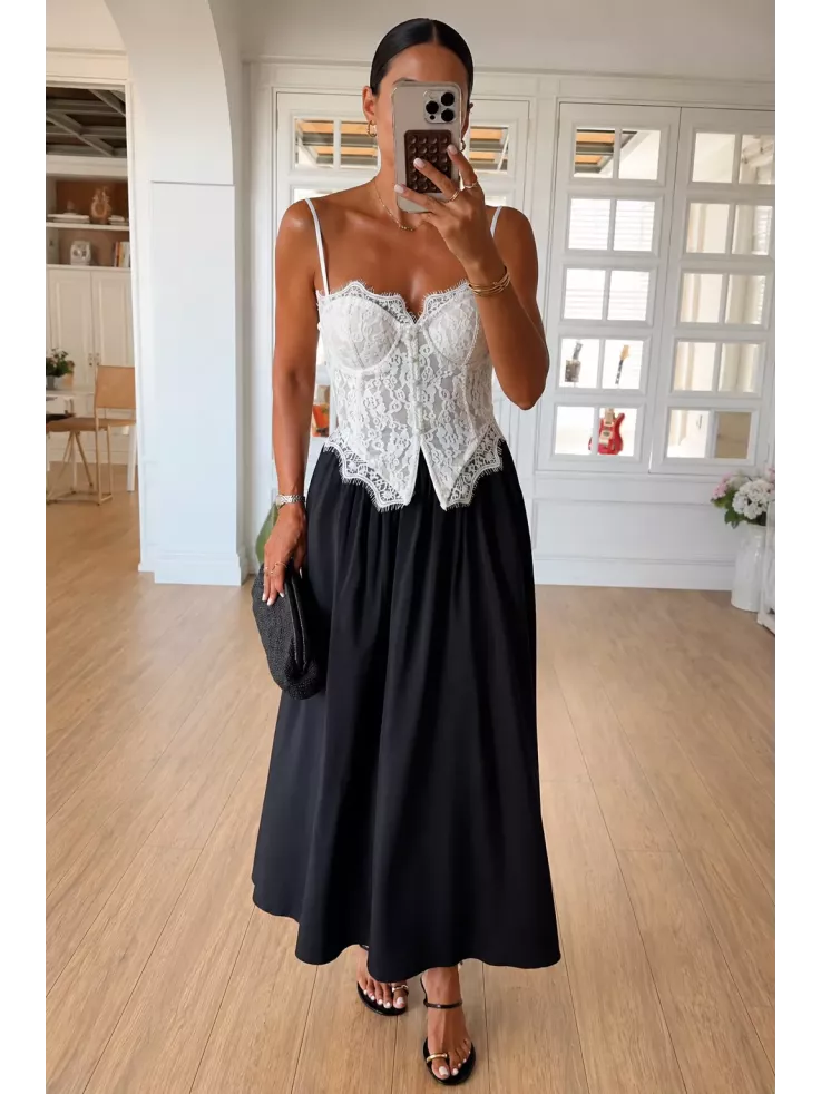 Falda Mikonos negra