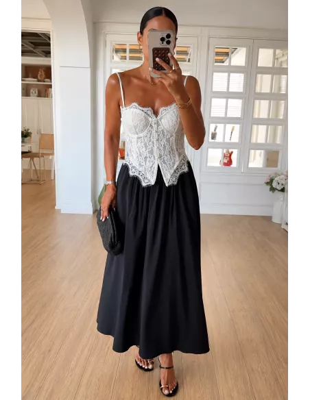 Falda Mikonos negra