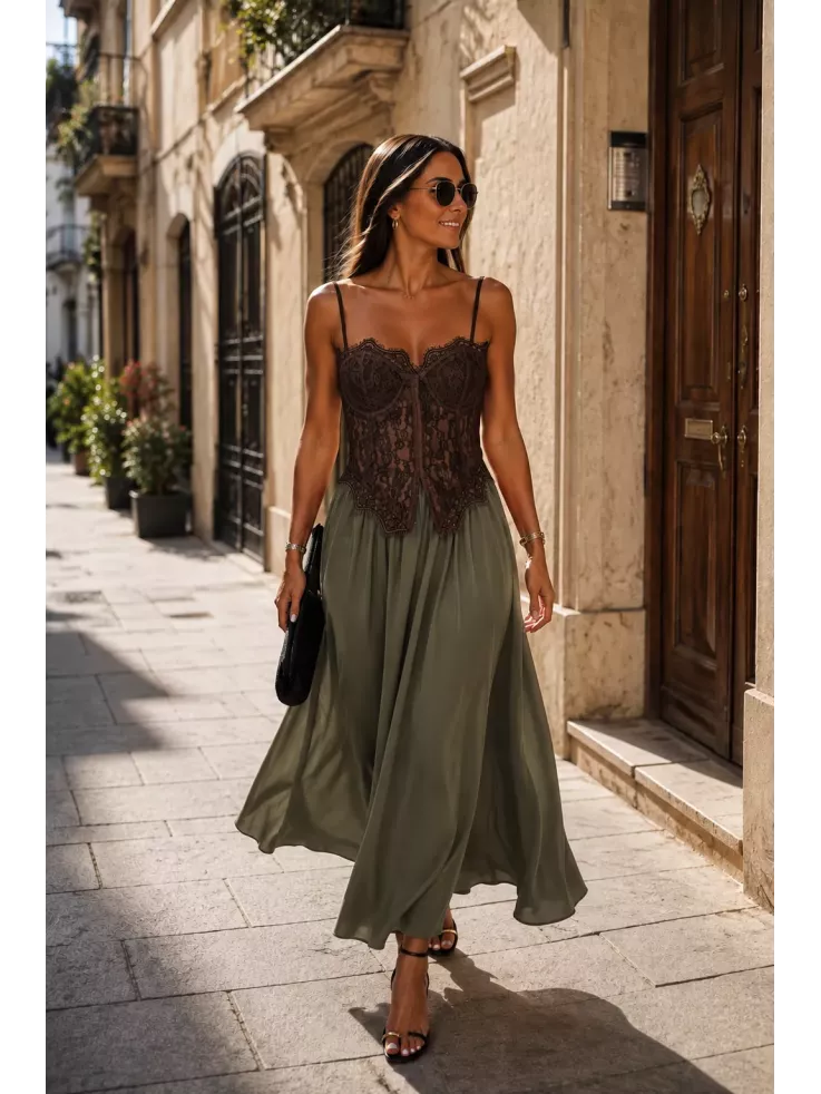 Falda Mikonos verde