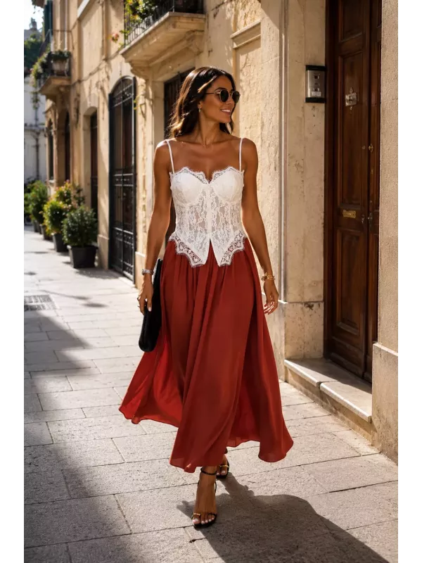 Falda Mikonos teja
