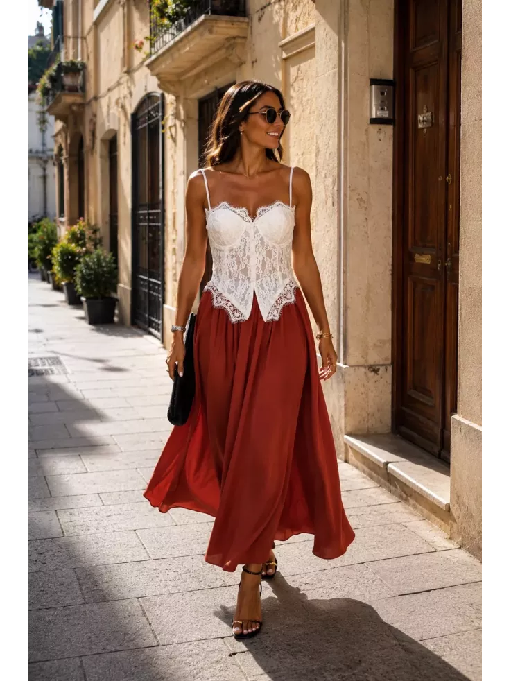 Falda Mikonos teja