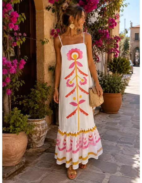 Vestido Marianela bordado