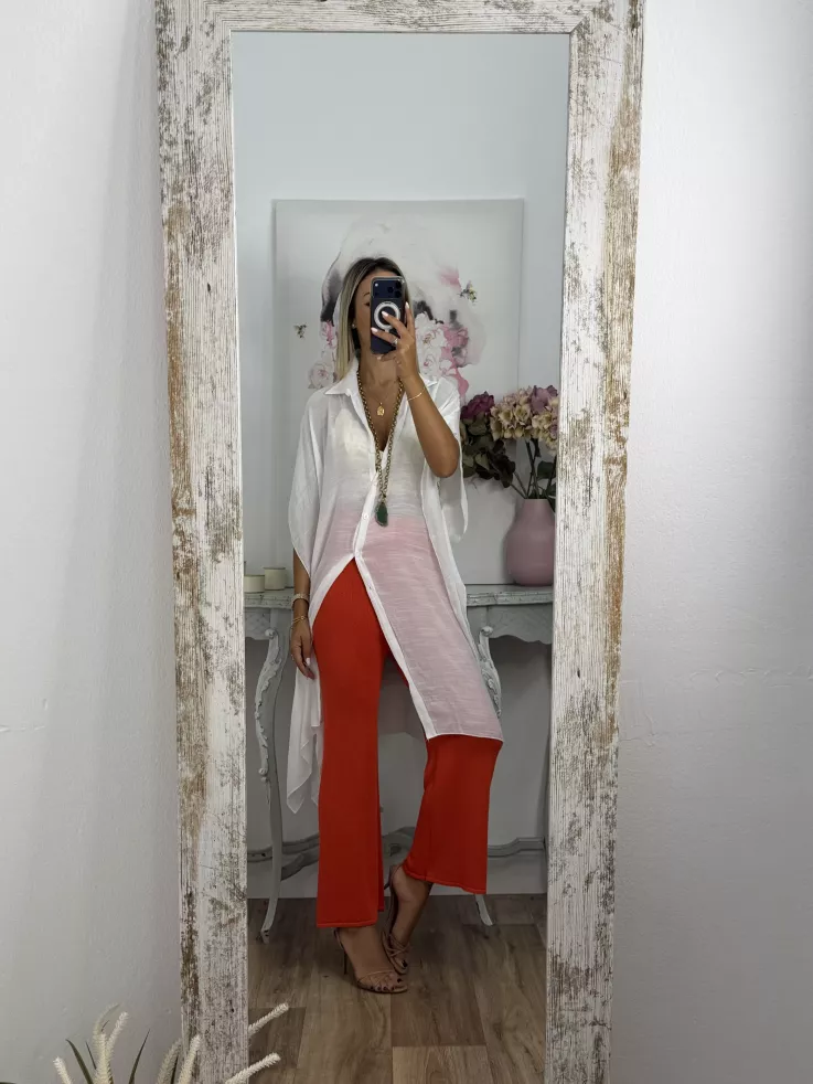 Pantalón punto naranja