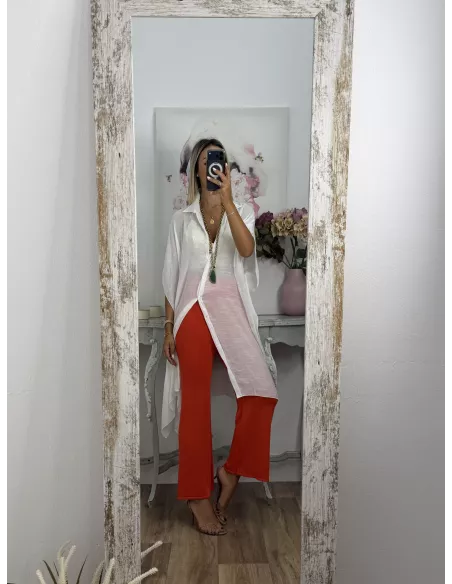 Pantalón punto naranja
