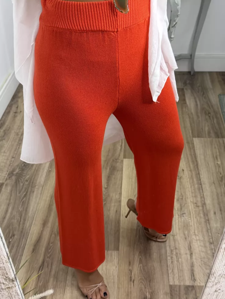 Pantalón punto naranja