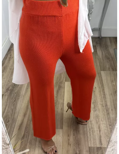 Pantalón punto naranja
